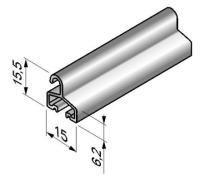 ALUTECH ES/77: Профиль концевой ES/77 (цв. 101) фотография