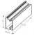 ALUTECH: 401120314 - Профиль воротный PRD60 фото ALUTECH: 401120314 - Профиль воротный PRD60 фотография