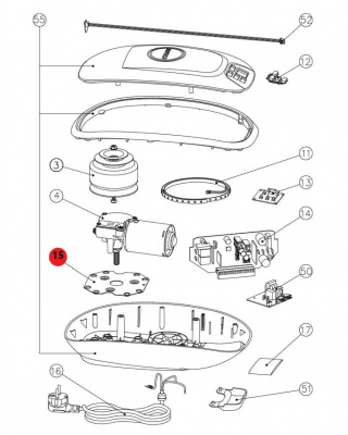 ALUTECH LG.15S-A: Пластина для привода LG-500 фотография